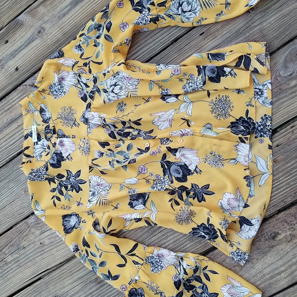 EUC Love Fire Babydoll Blouse